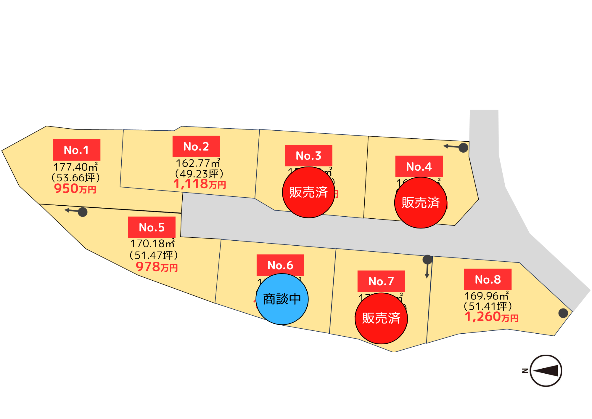 郡山市富田町分譲地】ビューエステートタウン富田（8区画） | 株式会社 